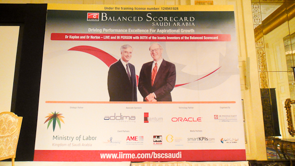 Balanced Scorecard Saudi Arabia Forum 2011 - Dr. Robert Kaplan si Dr. David Norton